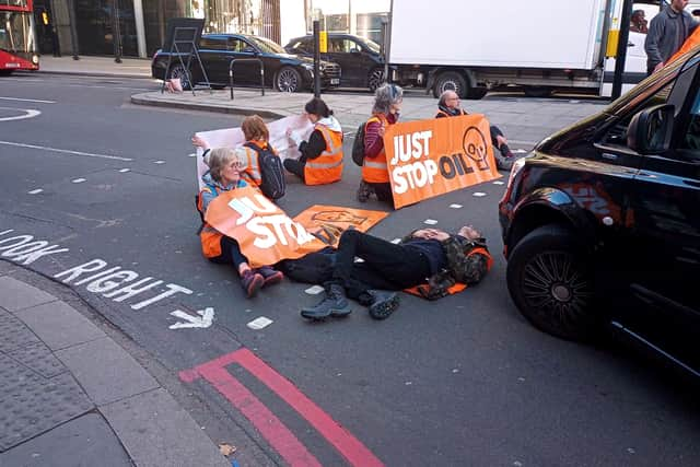 Just Stop Oil Thugs Blocking Traffic